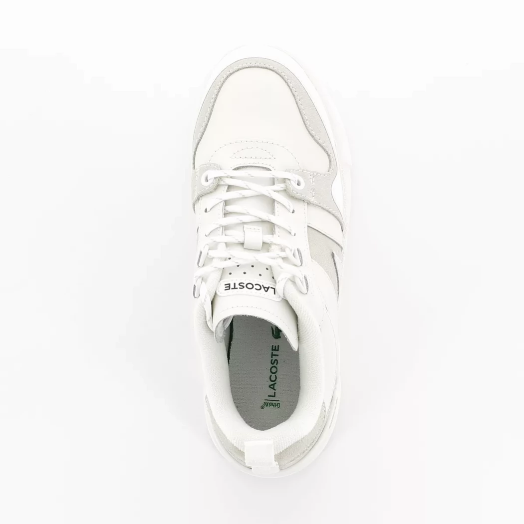 Image (6) de la chaussures Lacoste - Baskets Blanc en Cuir