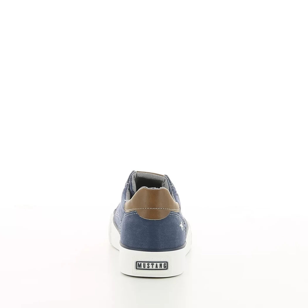 Image (3) de la chaussures Mustang - Baskets Bleu en Textile