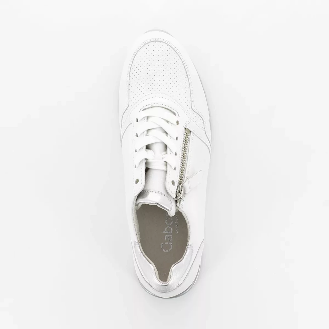 Image (6) de la chaussures Gabor - Baskets Blanc en Cuir