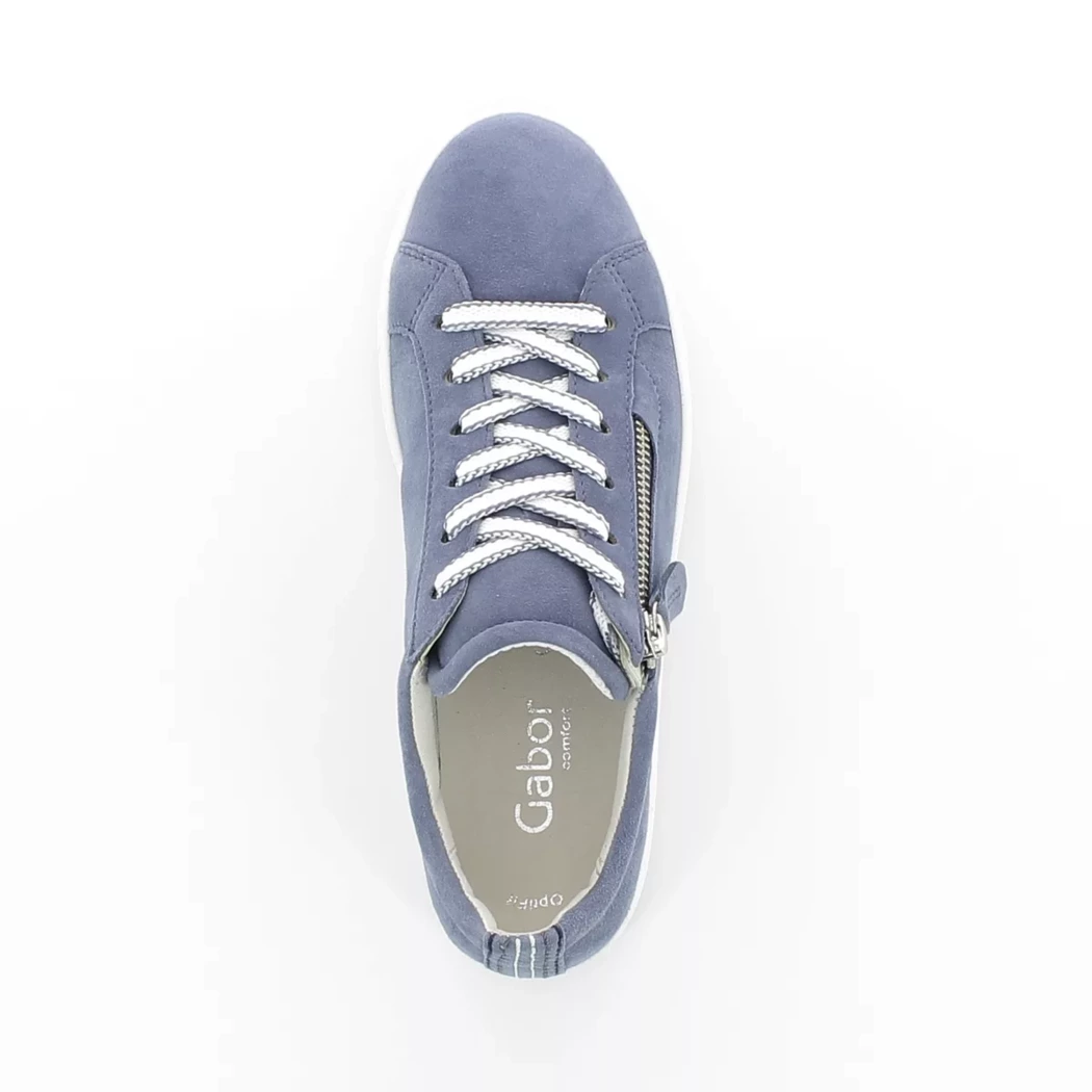 Image (6) de la chaussures Gabor - Baskets Bleu en Cuir nubuck