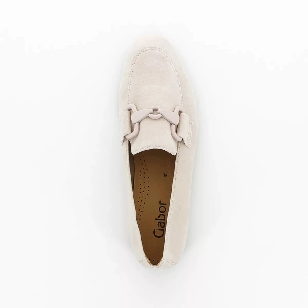 Image (6) de la chaussures Gabor - Mocassins Rose en Cuir nubuck