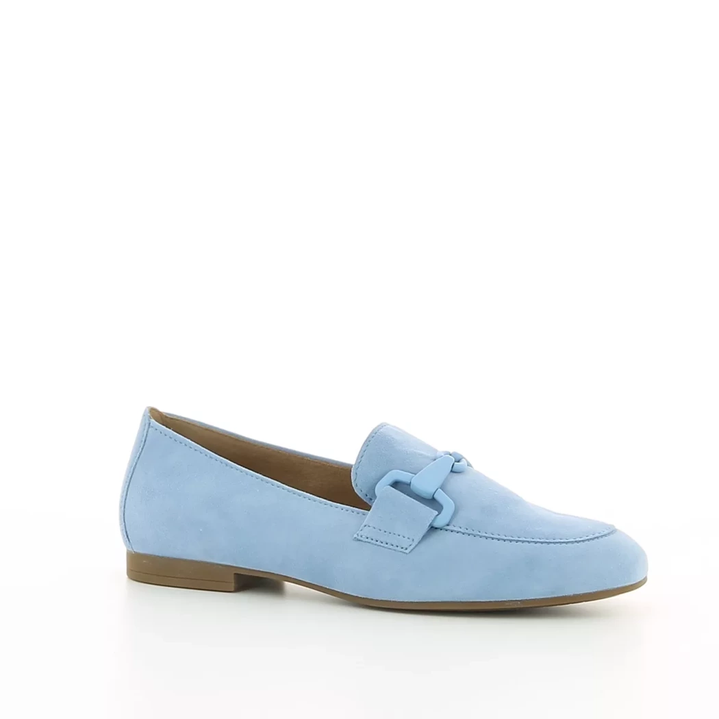 Image (1) de la chaussures Gabor - Mocassins Bleu en Cuir nubuck