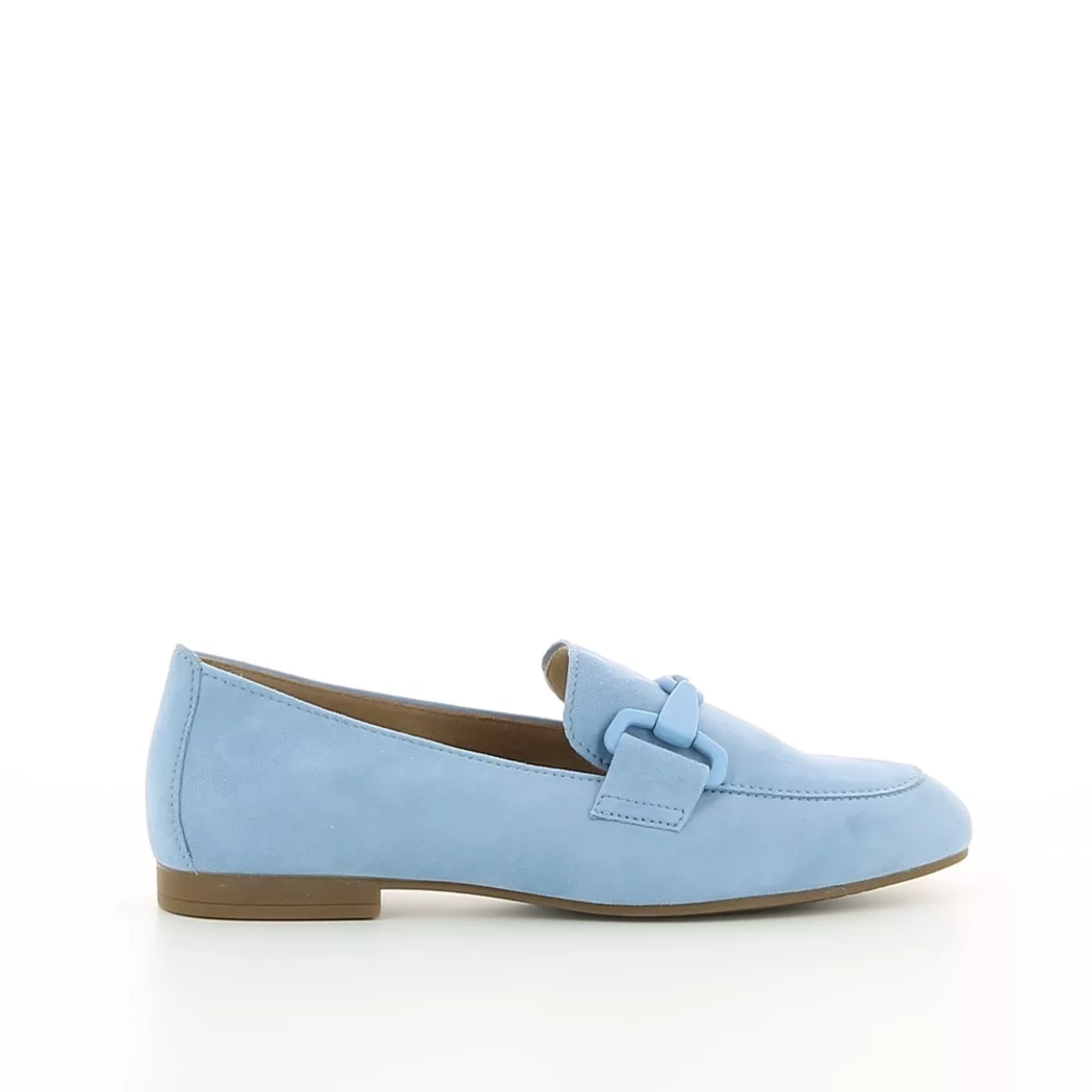 Image (2) de la chaussures Gabor - Mocassins Bleu en Cuir nubuck