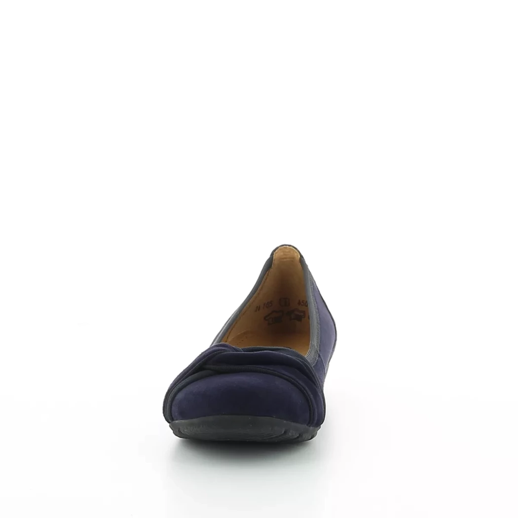 Image (5) de la chaussures Gabor - Ballerines Bleu en Cuir nubuck
