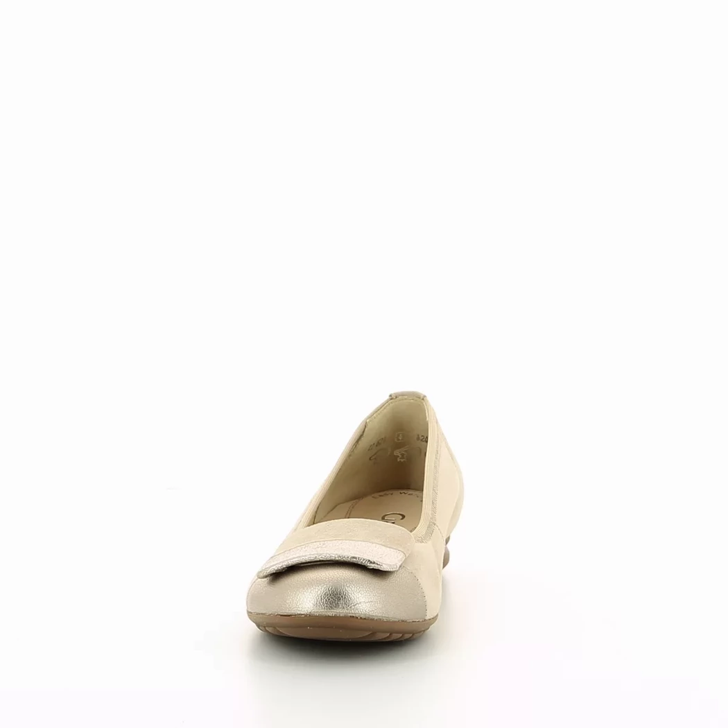 Image (5) de la chaussures Gabor - Ballerines Taupe en Cuir nubuck