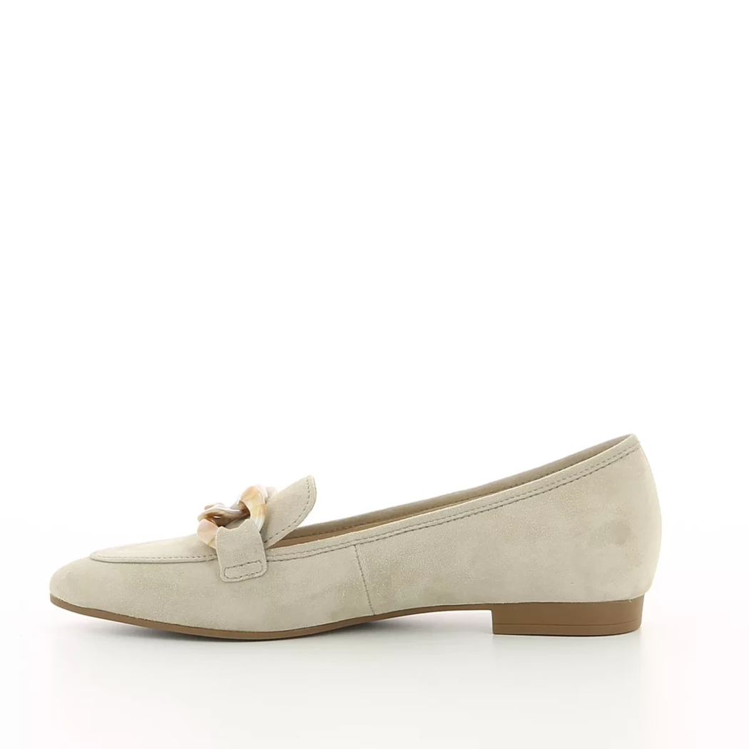 Image (4) de la chaussures Gabor - Mocassins Taupe en Cuir nubuck