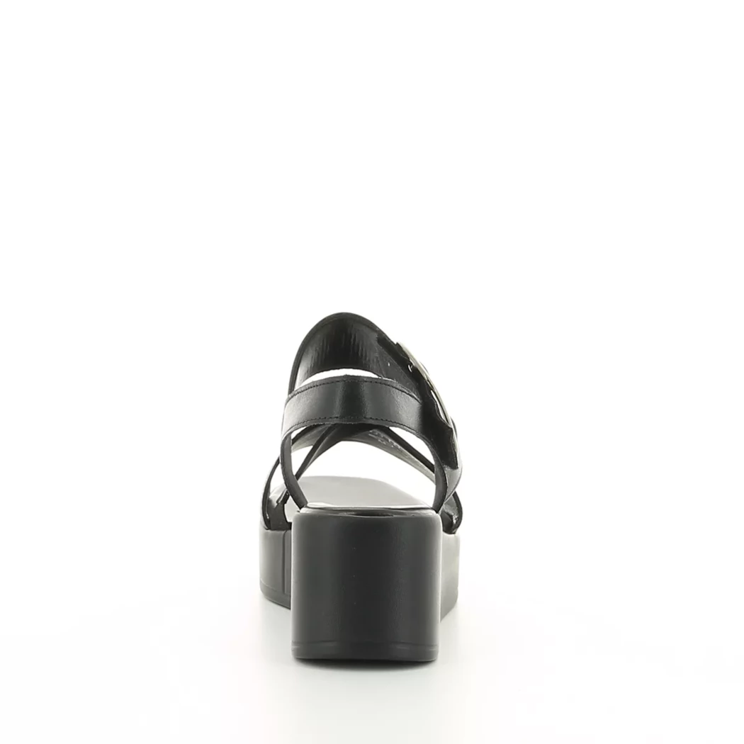 Image (3) de la chaussures Gabor - Sandales et Nu-Pieds Noir en Cuir