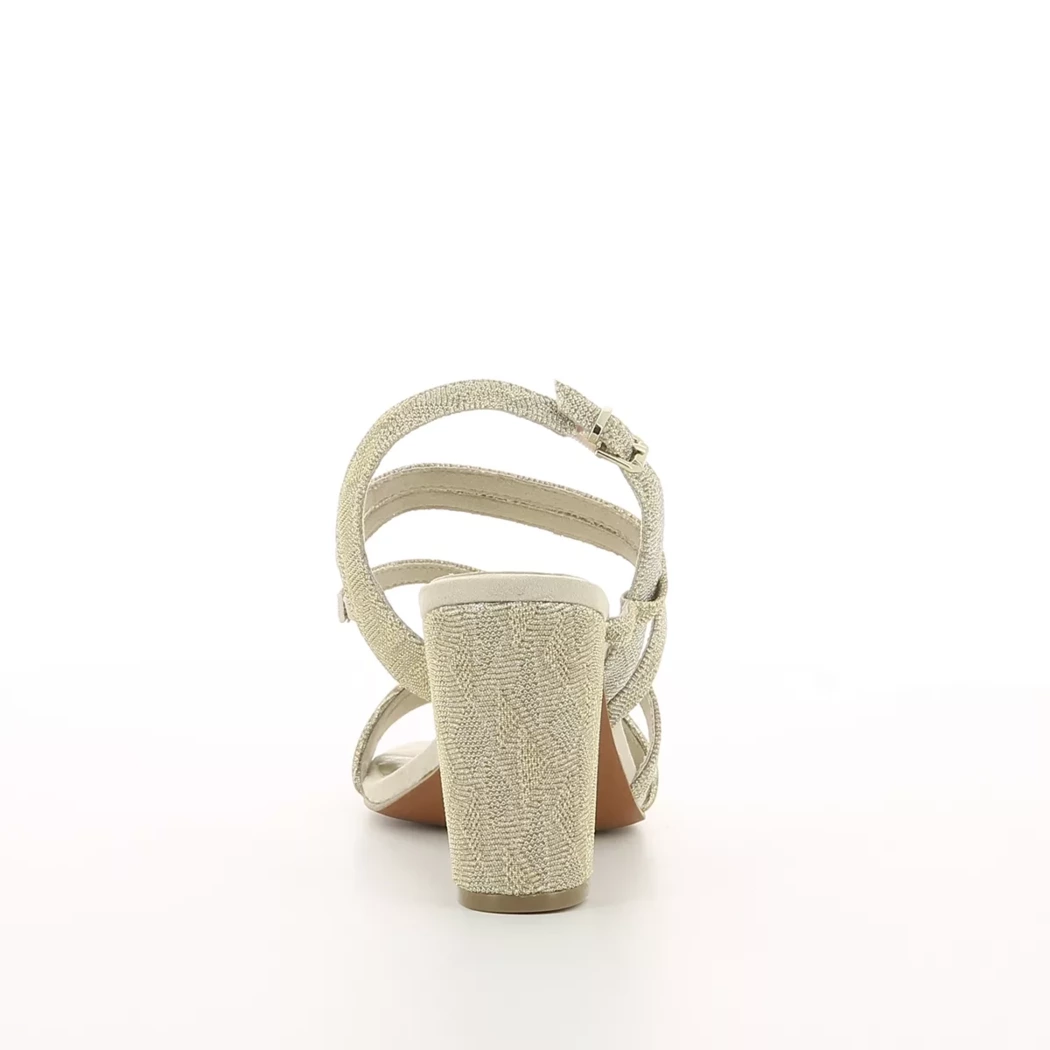 Image (3) de la chaussures Marco Tozzi - Sandales et Nu-Pieds Or / Bronze / Platine en Textile