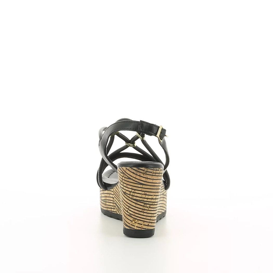 Image (3) de la chaussures Marco Tozzi - Sandales et Nu-Pieds Noir en Cuir synthétique