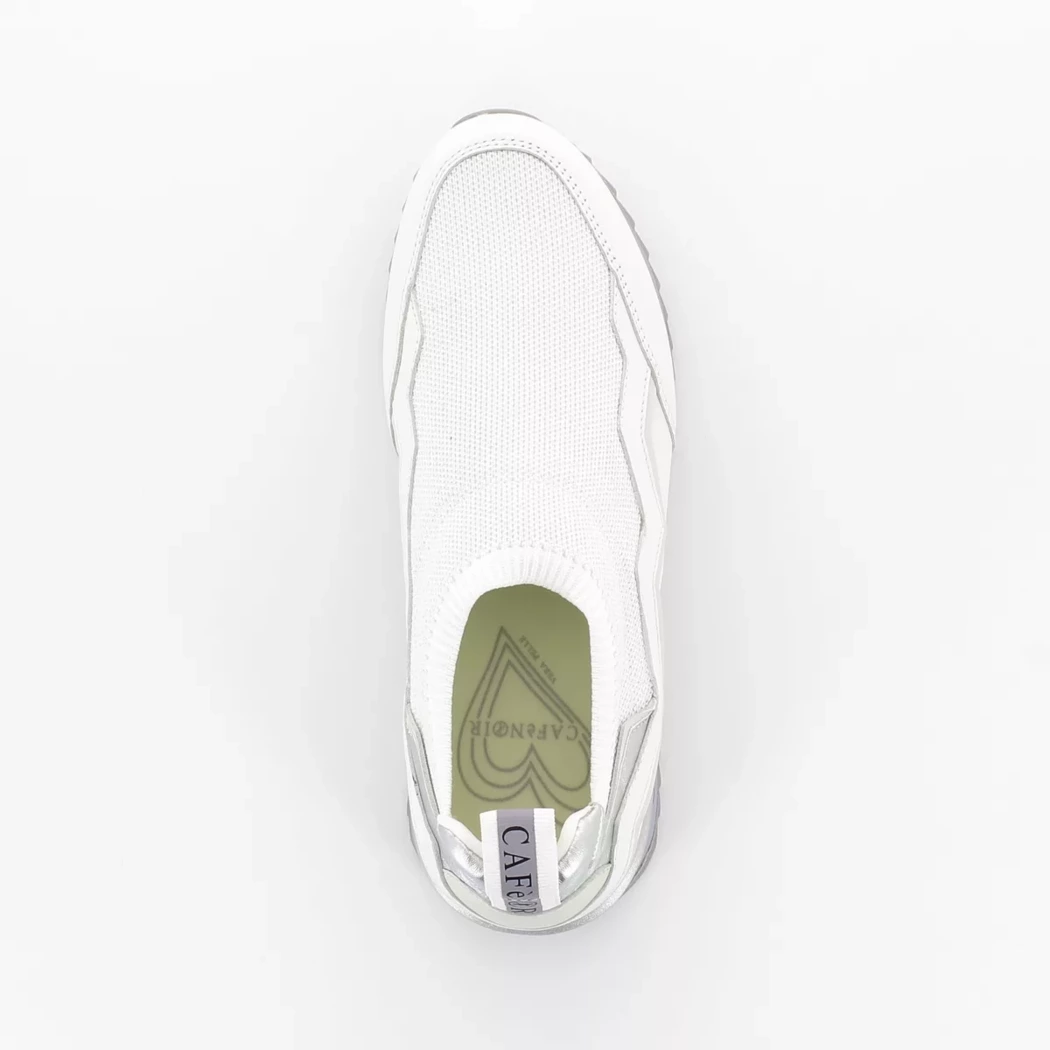 Image (6) de la chaussures Cafe Noir - Baskets Blanc en Textile