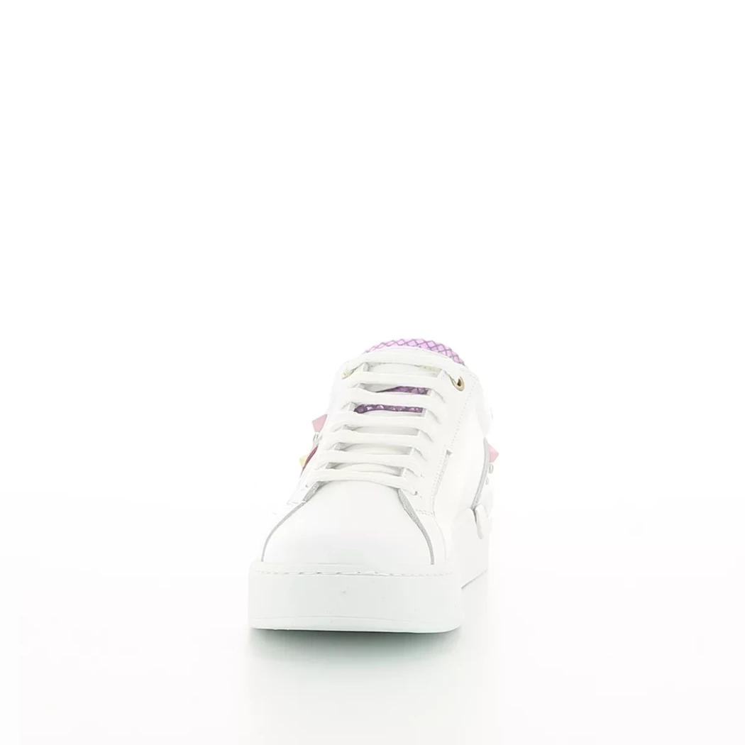 Image (5) de la chaussures Cafe Noir - Baskets Blanc en Cuir