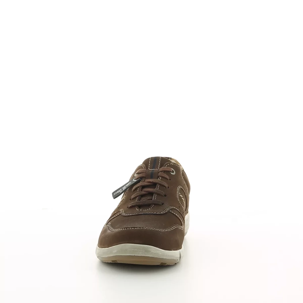 Image (5) de la chaussures Josef Seibel - Chaussures à lacets Marron en Cuir