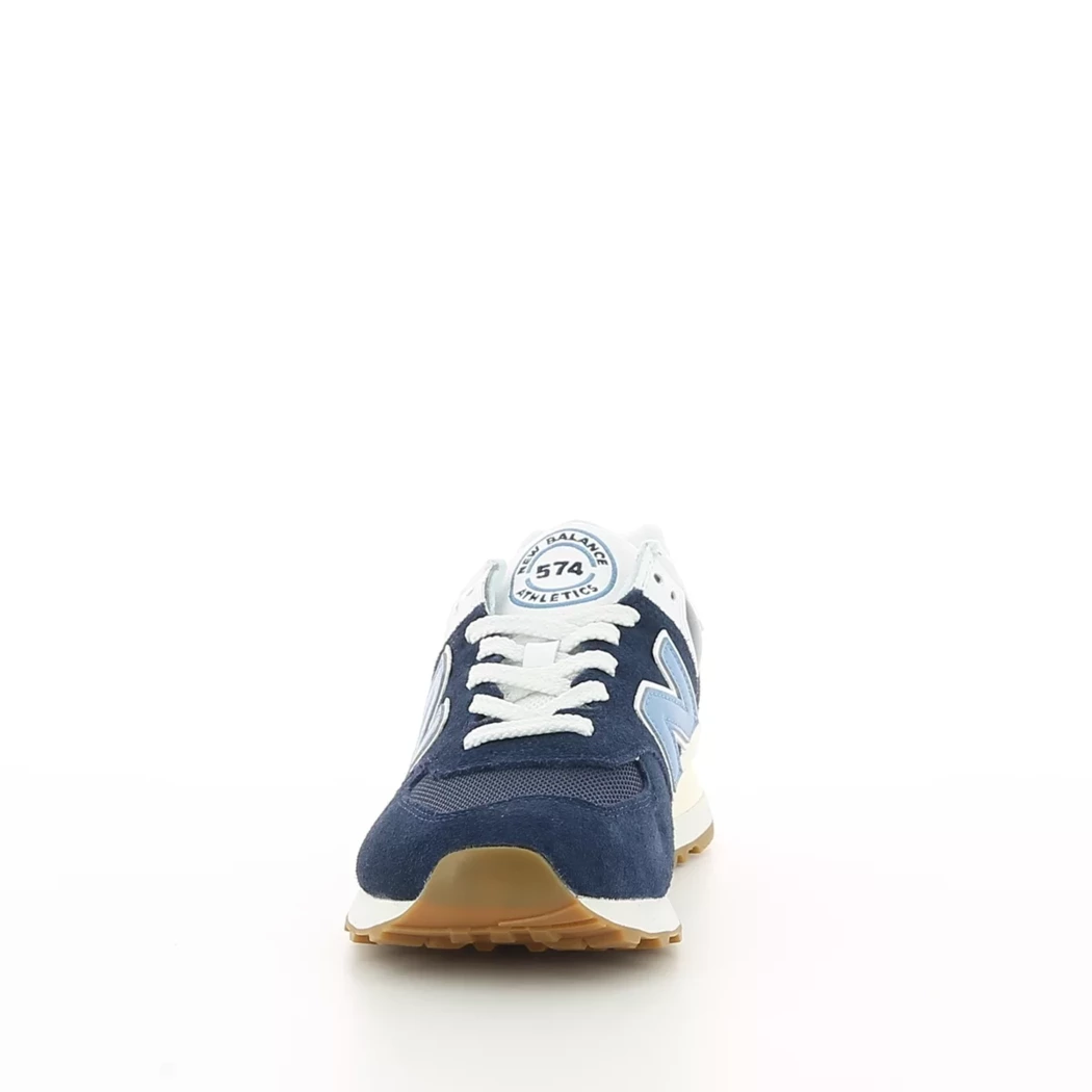 Image (5) de la chaussures New Balance - Baskets Bleu en Cuir nubuck