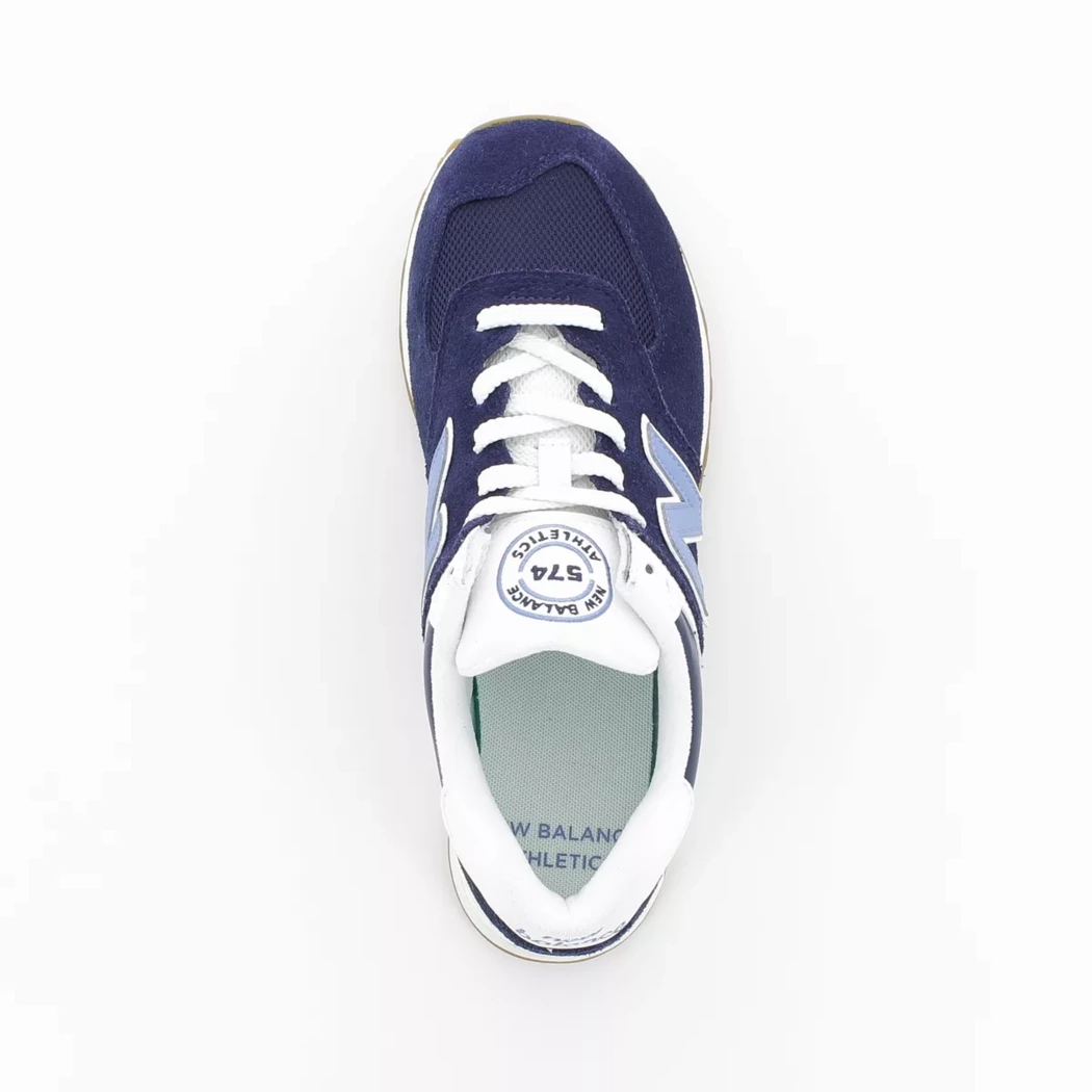 Image (6) de la chaussures New Balance - Baskets Bleu en Cuir nubuck