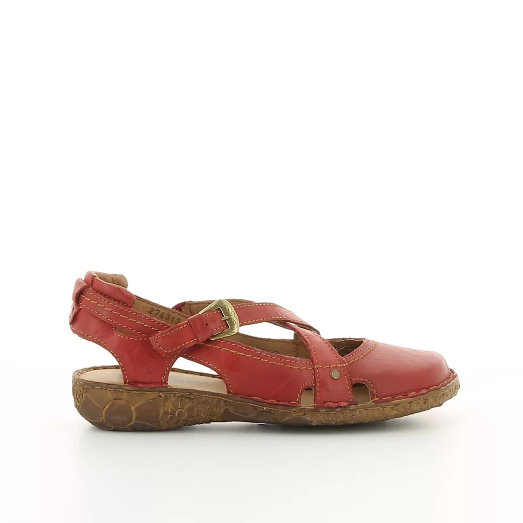 Image (2) de la chaussures Josef Seibel - Escarpins Rouge en Cuir