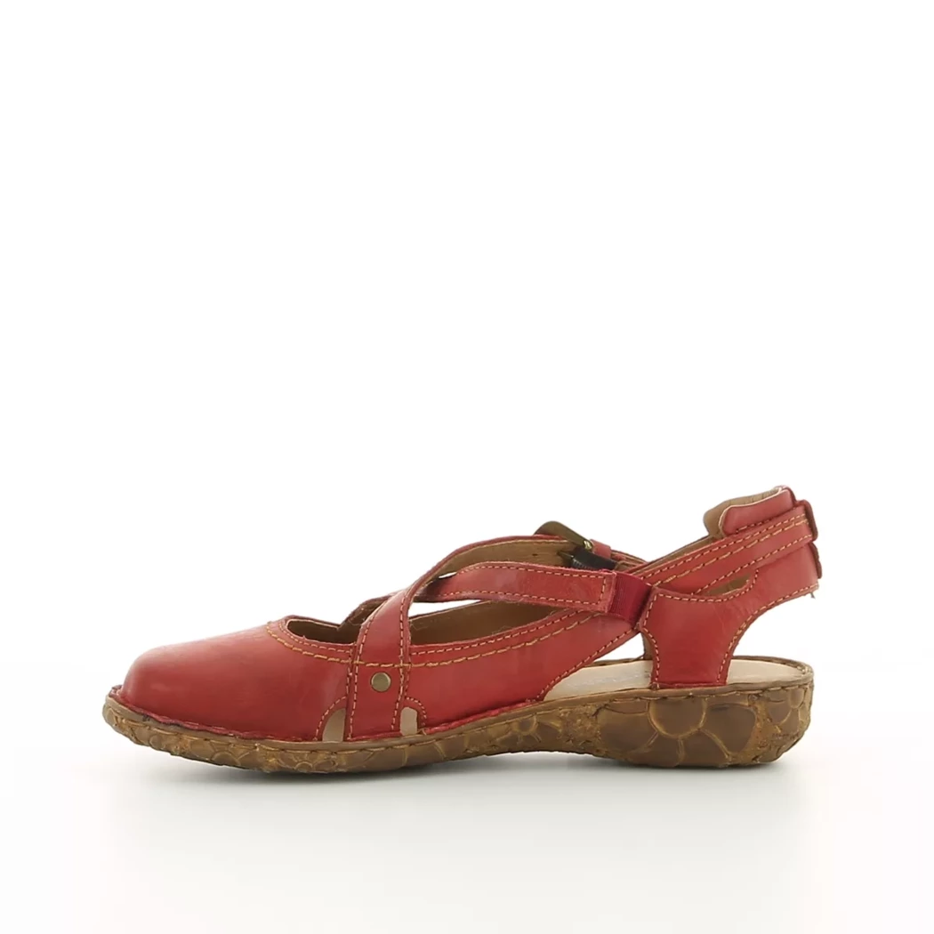 Image (4) de la chaussures Josef Seibel - Escarpins Rouge en Cuir