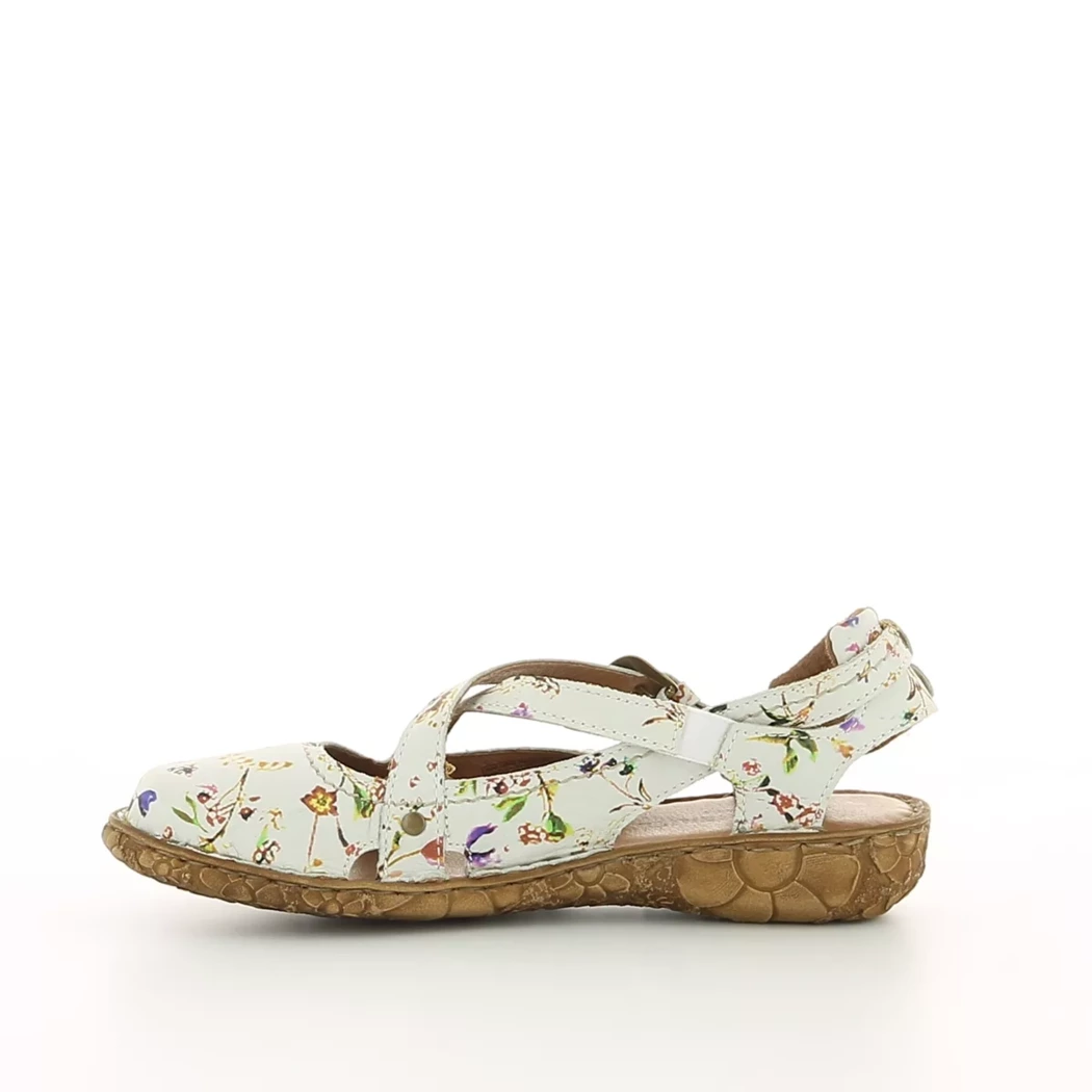 Image (4) de la chaussures Josef Seibel - Escarpins Blanc en Cuir