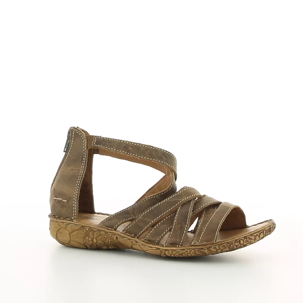 Image (1) de la chaussures Josef Seibel - Sandales et Nu-Pieds Marron en Cuir