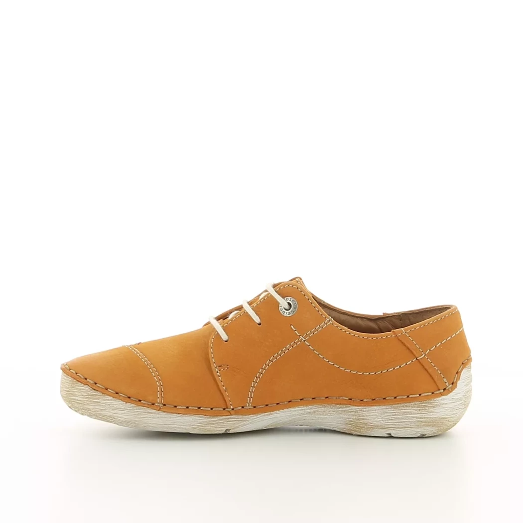 Image (4) de la chaussures Josef Seibel - Chaussures à lacets Orange en Cuir nubuck