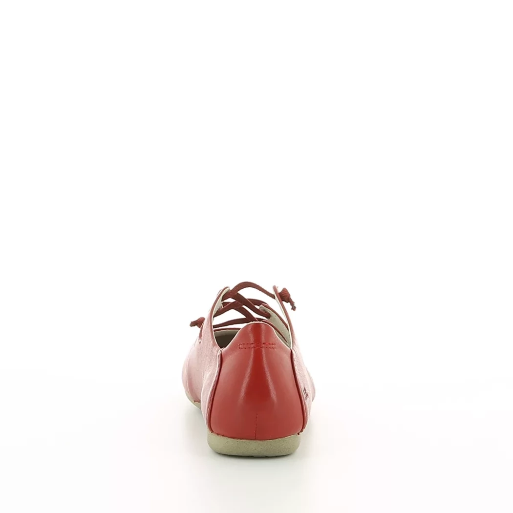 Image (3) de la chaussures Josef Seibel - Ballerines Rouge en Cuir