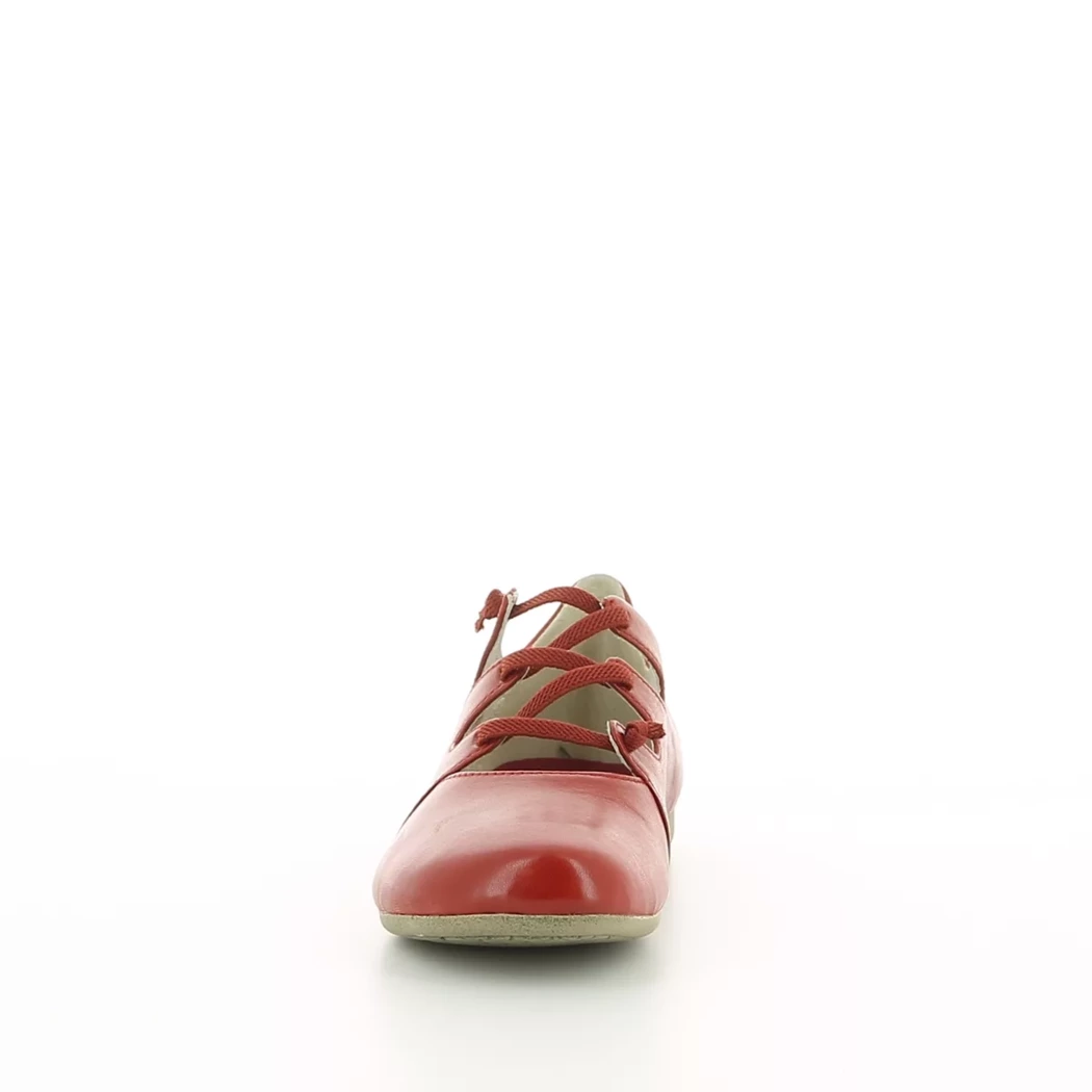 Image (5) de la chaussures Josef Seibel - Ballerines Rouge en Cuir