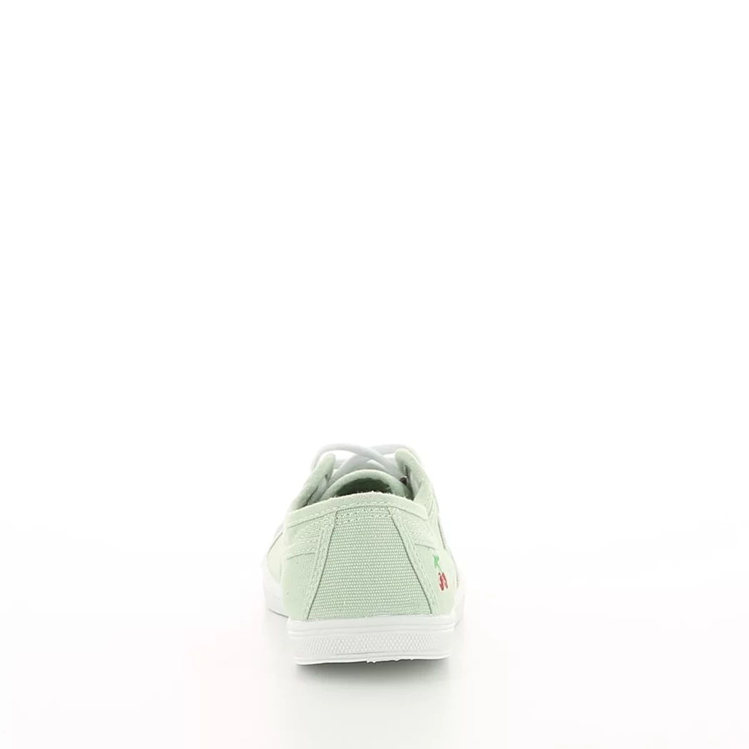 Image (3) de la chaussures Le Temps des Cerises - Baskets Vert en Textile