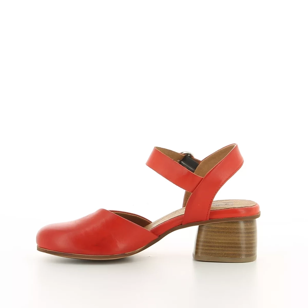 Image (4) de la chaussures Miz Mooz - Escarpins Rouge en Cuir