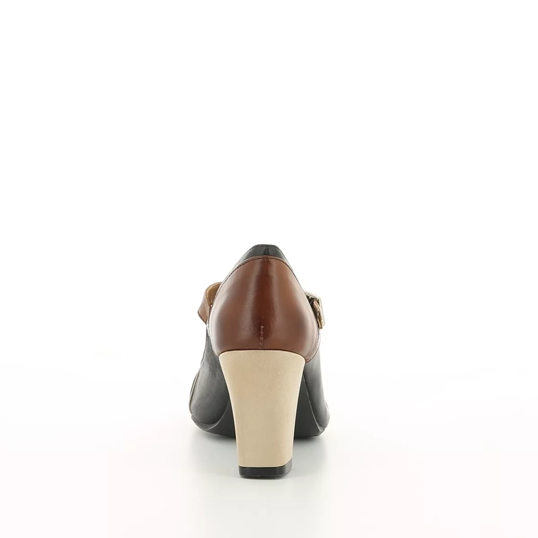 Image (3) de la chaussures Miz Mooz - Escarpins Taupe en Cuir