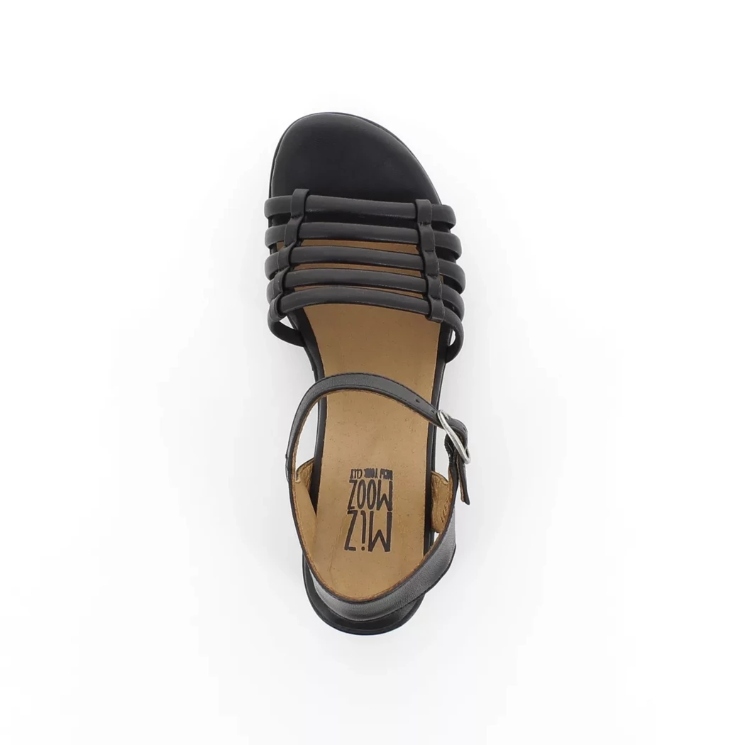 Image (6) de la chaussures Miz Mooz - Sandales et Nu-Pieds Noir en Cuir