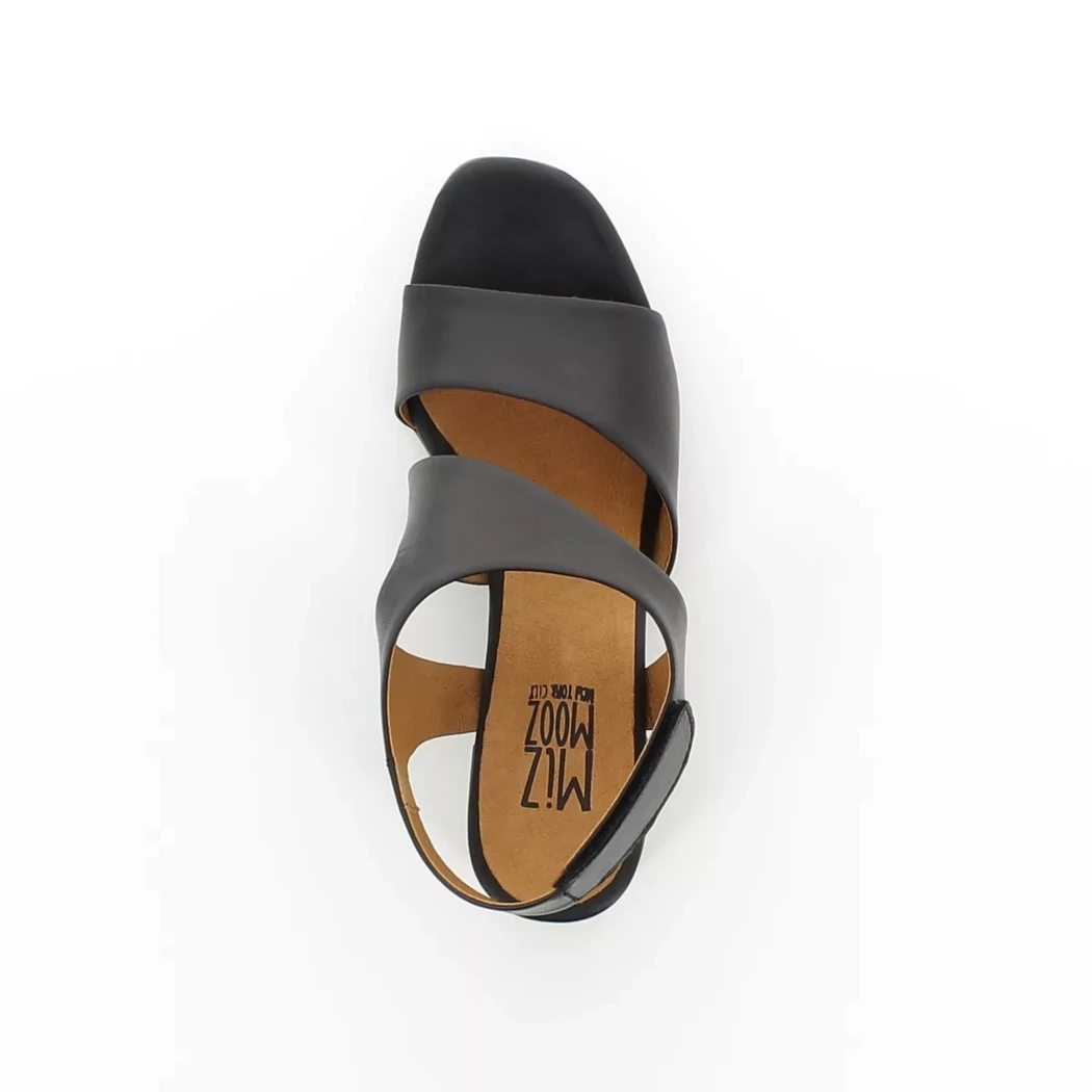 Image (6) de la chaussures Miz Mooz - Sandales et Nu-Pieds Noir en Cuir