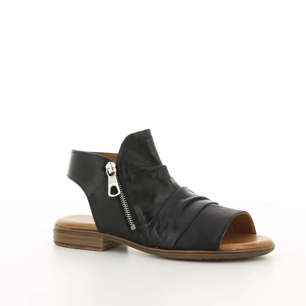 Image (1) de la chaussures Miz Mooz - Sandales et Nu-Pieds Noir en Cuir