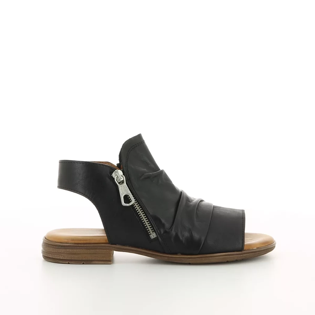 Image (2) de la chaussures Miz Mooz - Sandales et Nu-Pieds Noir en Cuir