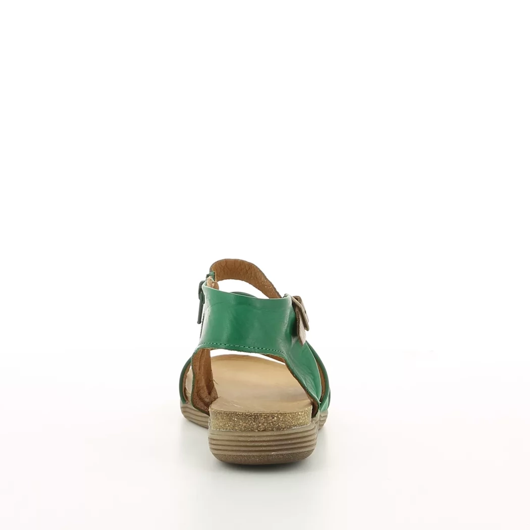 Image (3) de la chaussures Miz Mooz - Sandales et Nu-Pieds Vert en Cuir