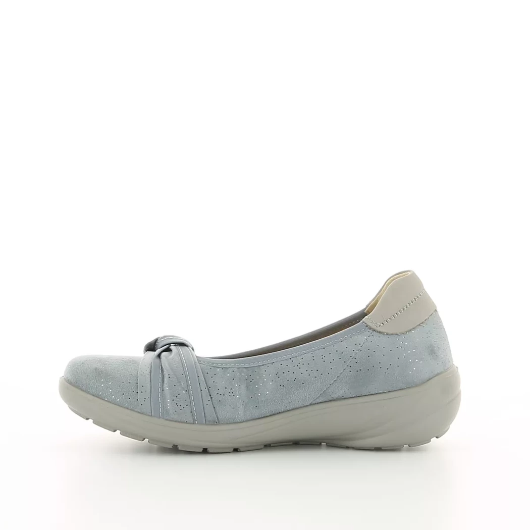 Image (4) de la chaussures G Comfort - Ballerines Bleu en Cuir nubuck