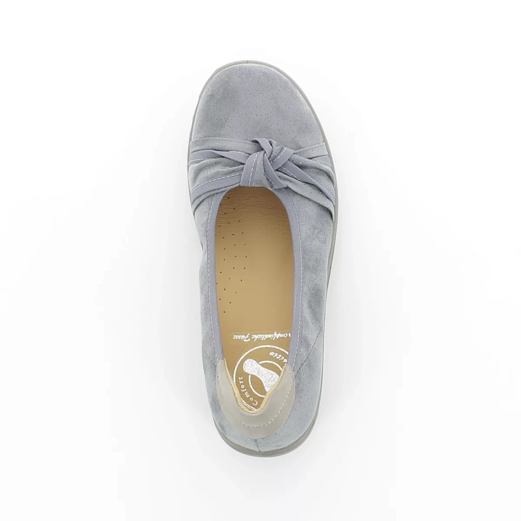 Image (6) de la chaussures G Comfort - Ballerines Bleu en Cuir nubuck