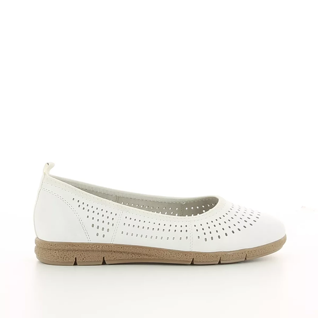 Image (2) de la chaussures Tamaris Comfort - Ballerines Blanc en Cuir