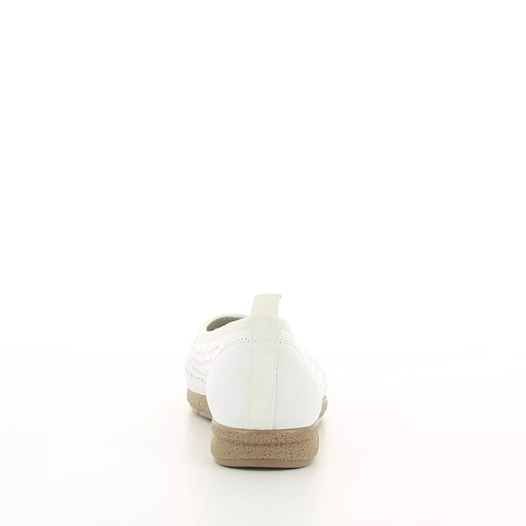 Image (3) de la chaussures Tamaris Comfort - Ballerines Blanc en Cuir