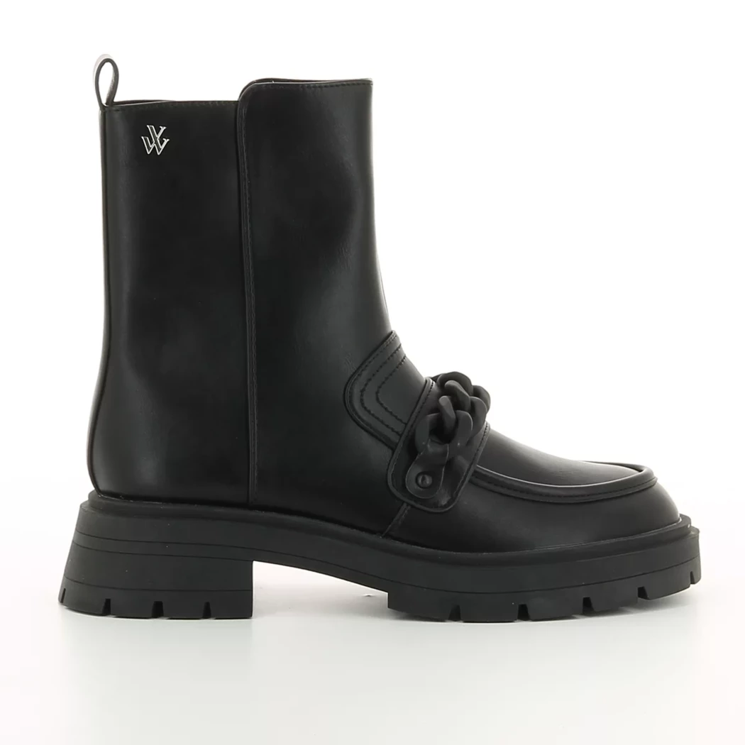 Image (2) de la chaussures Vanessa Wu - Boots Noir en Cuir