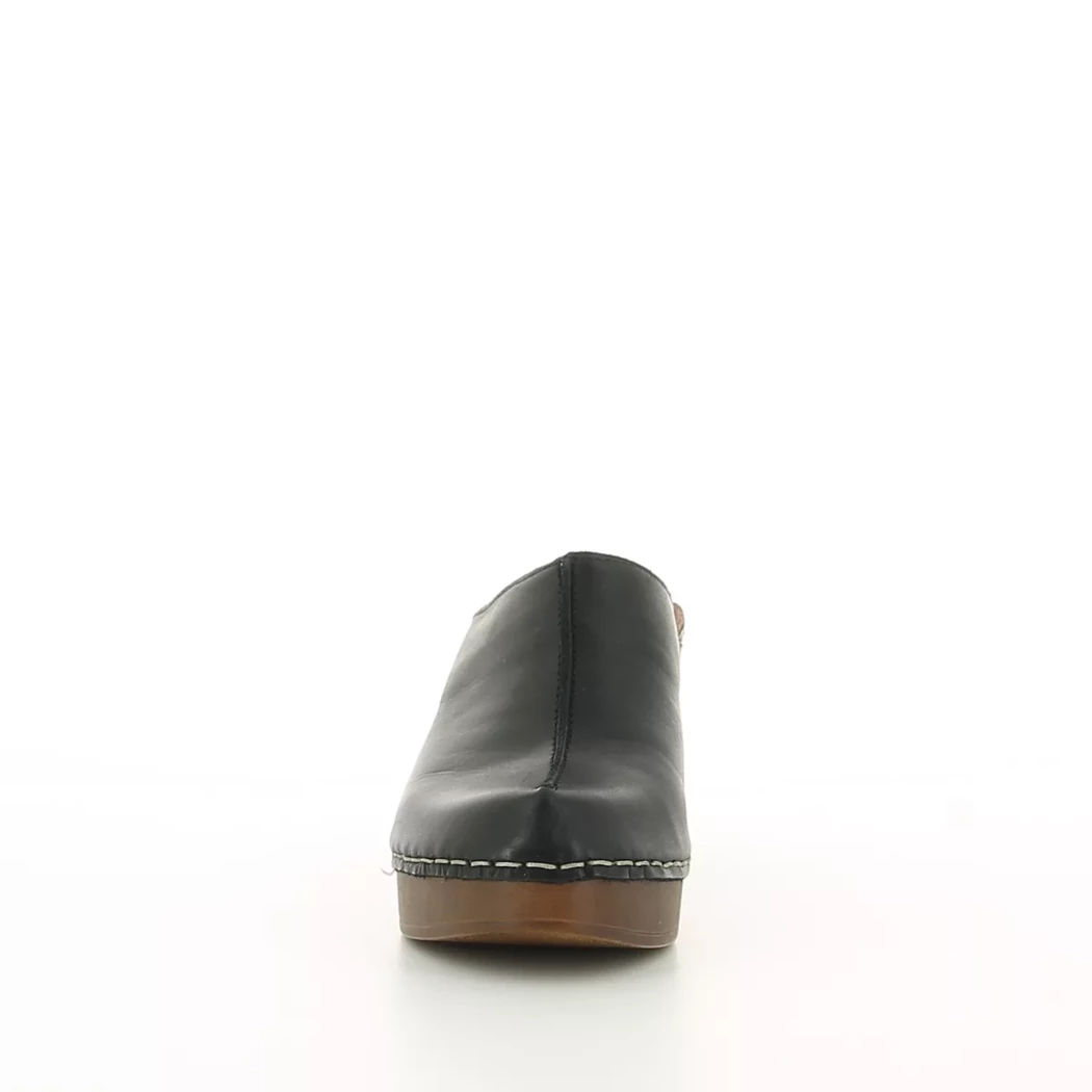 Image (5) de la chaussures Dozo - Mules et Sabots Noir en Cuir