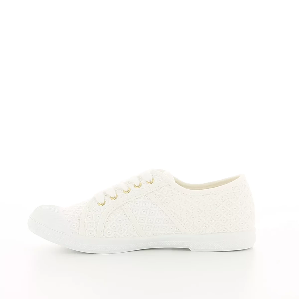 Image (4) de la chaussures Les Tropeziennes - Baskets Blanc en Textile
