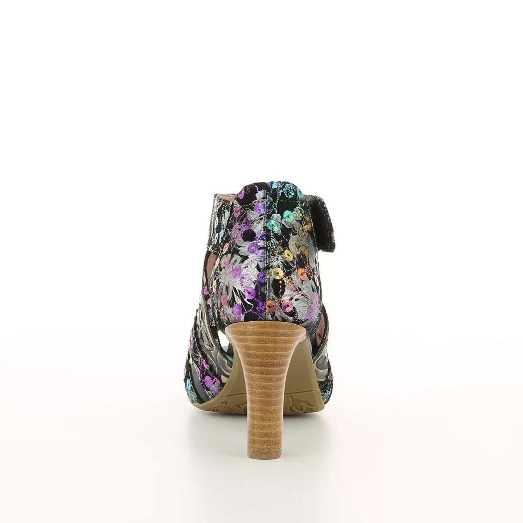Image (3) de la chaussures Laura Vita - Sandales et Nu-Pieds Noir en Cuir