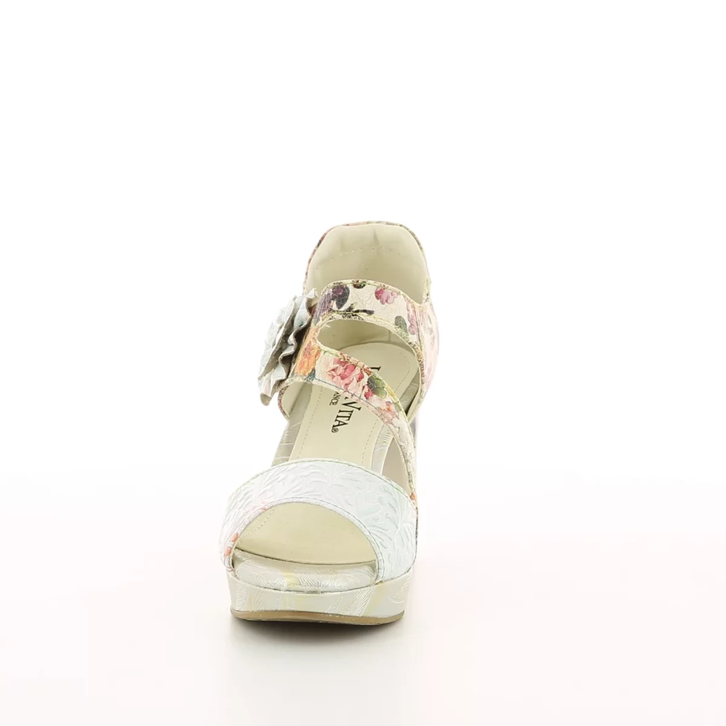 Image (5) de la chaussures Laura Vita - Sandales et Nu-Pieds Multicolore en Cuir