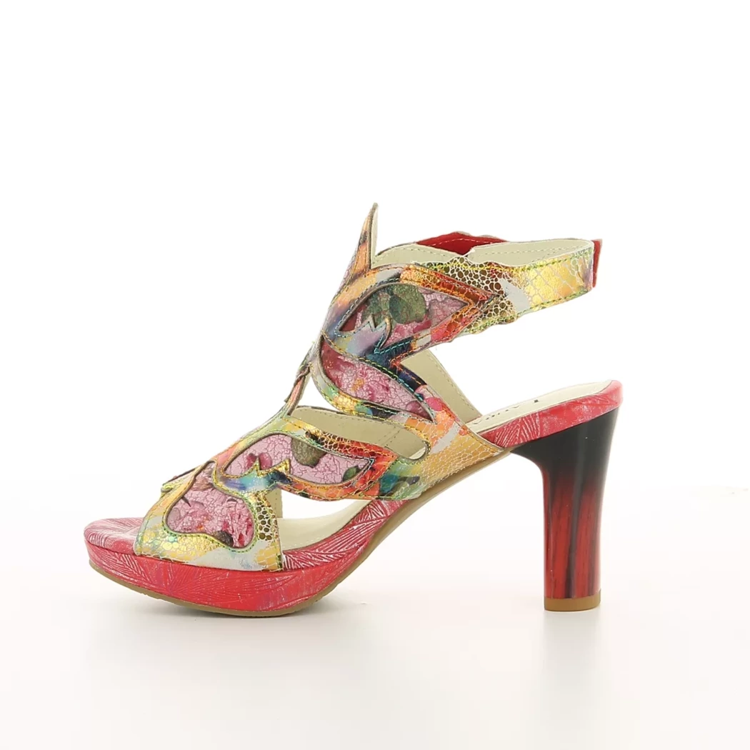 Image (4) de la chaussures Laura Vita - Sandales et Nu-Pieds Multicolore en Cuir