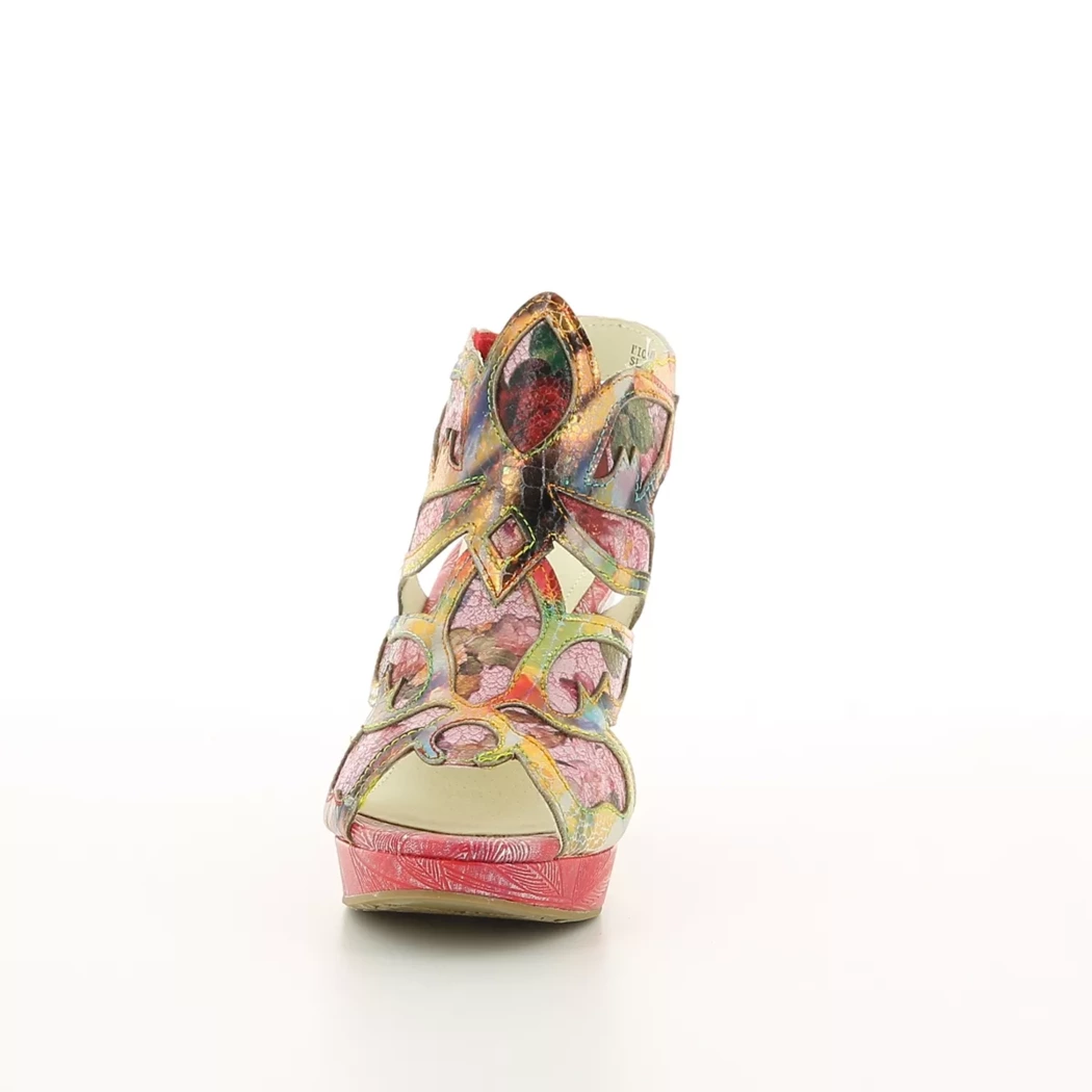 Image (5) de la chaussures Laura Vita - Sandales et Nu-Pieds Multicolore en Cuir