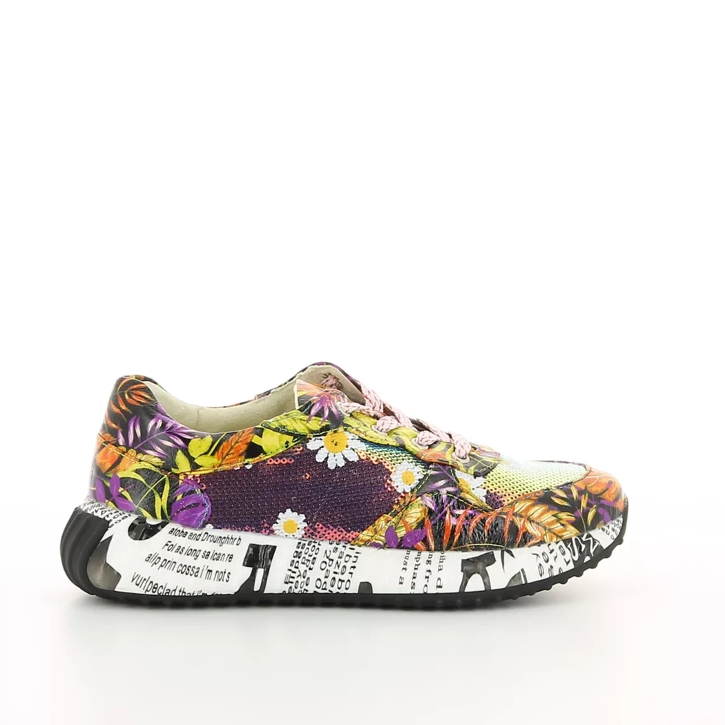Image (2) de la chaussures Laura Vita - Baskets Multicolore en Cuir synthétique