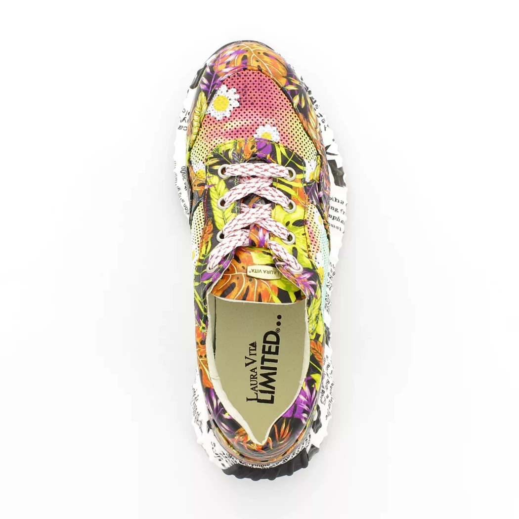 Image (6) de la chaussures Laura Vita - Baskets Multicolore en Cuir synthétique