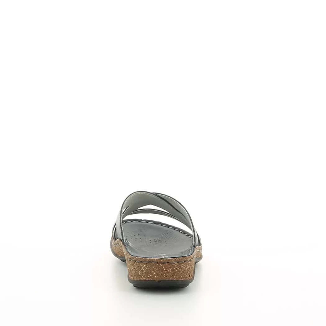 Image (3) de la chaussures Calba - Mules et Sabots Bleu en Cuir nubuck