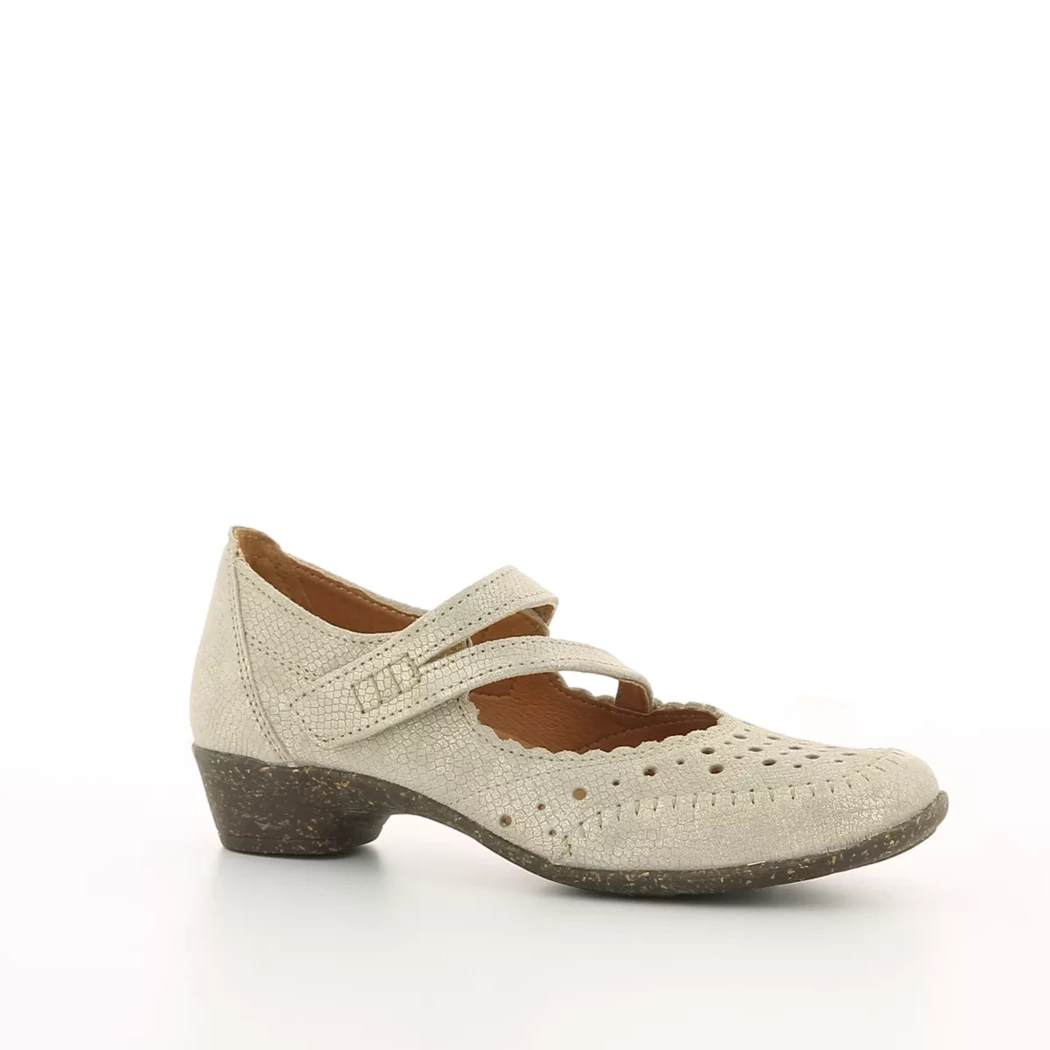 Image (1) de la chaussures Sens - Escarpins Or / Bronze / Platine en Cuir nubuck