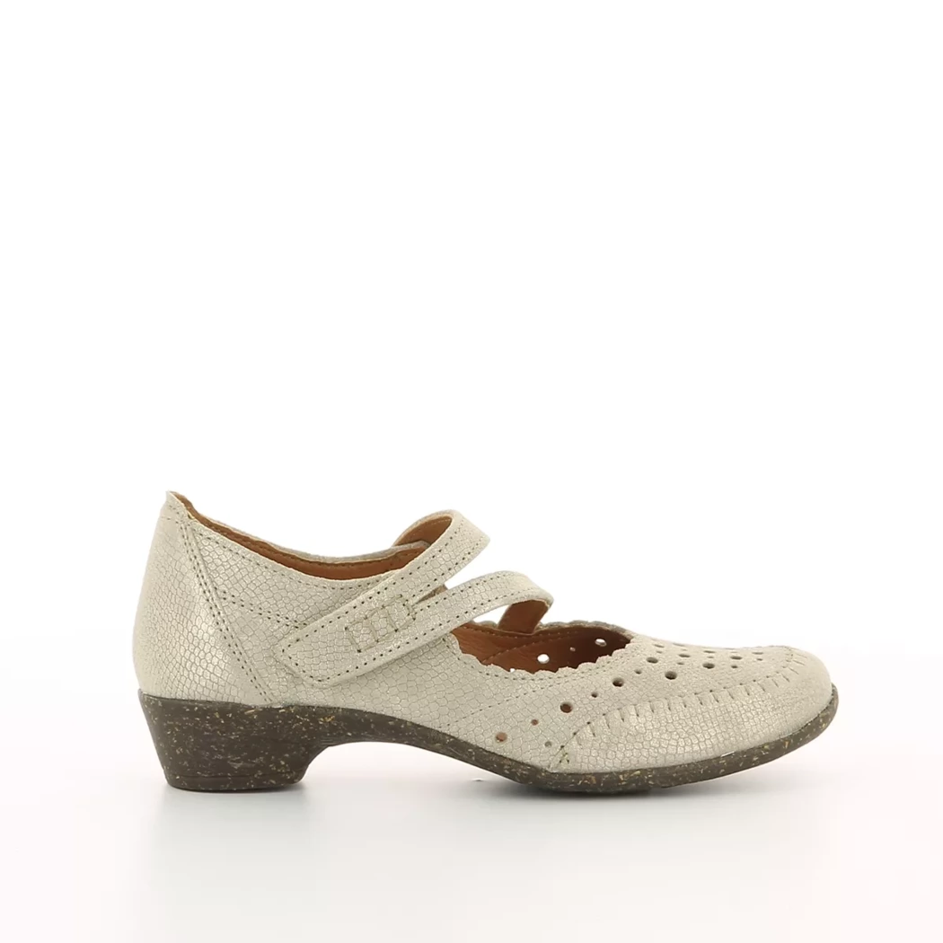 Image (2) de la chaussures Sens - Escarpins Or / Bronze / Platine en Cuir nubuck