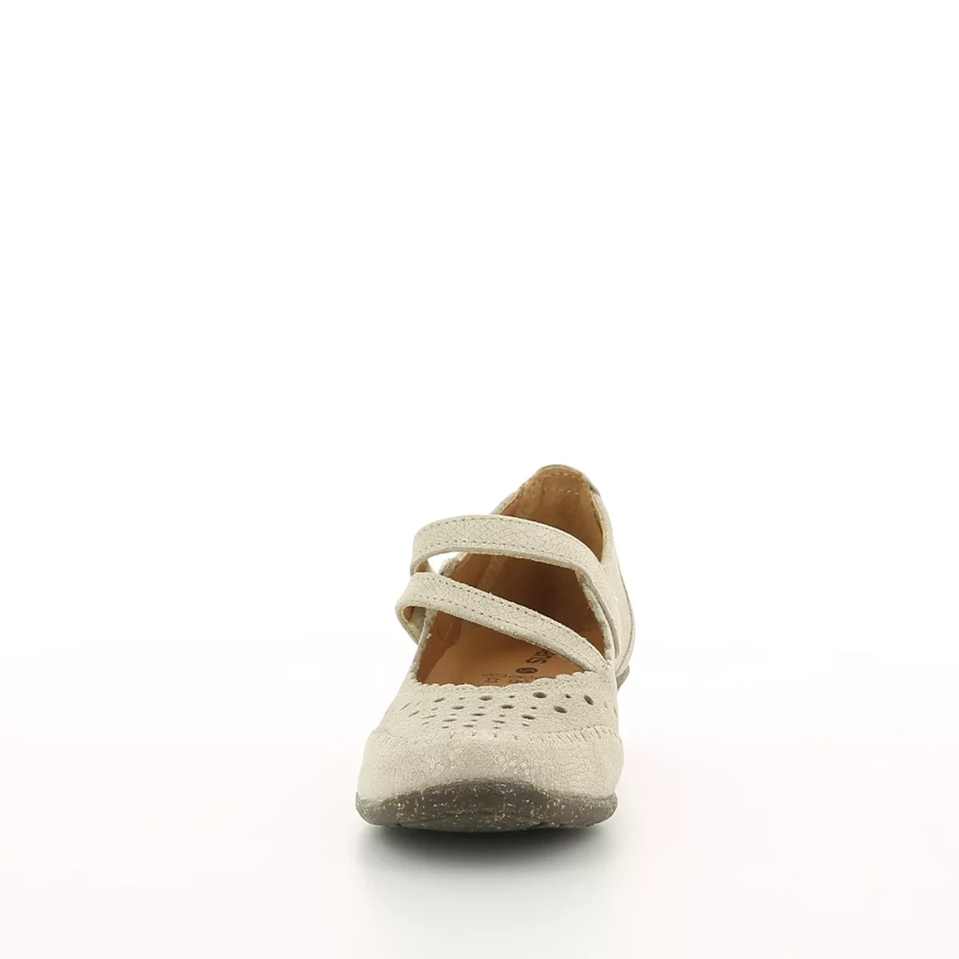 Image (5) de la chaussures Sens - Escarpins Or / Bronze / Platine en Cuir nubuck